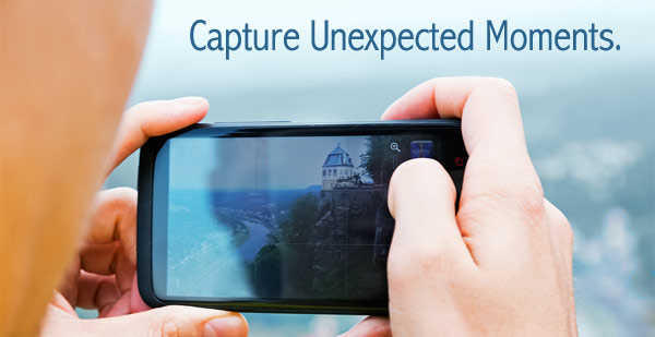 capture unexpected moments with smartphone