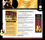 guitar store web site