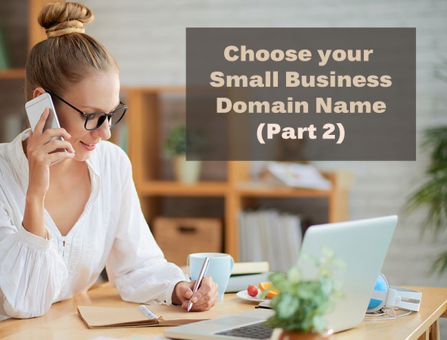 Choose Small Business Domain Name - Part 2