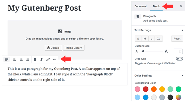 my Gutenberg post example