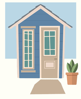garden shed illustration for SEO tutorial
