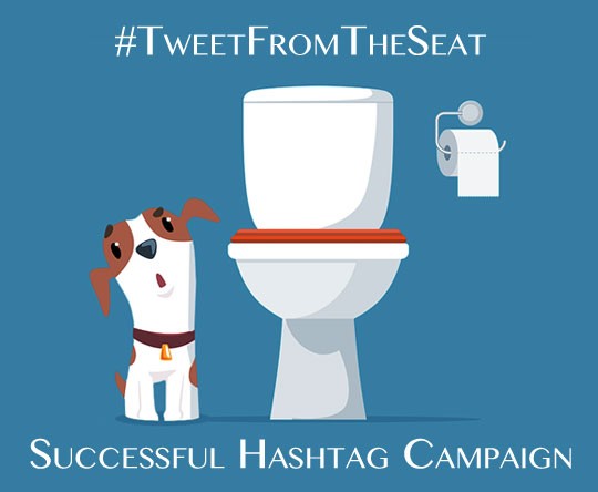 Charmin's toilet paper hashtag campaign