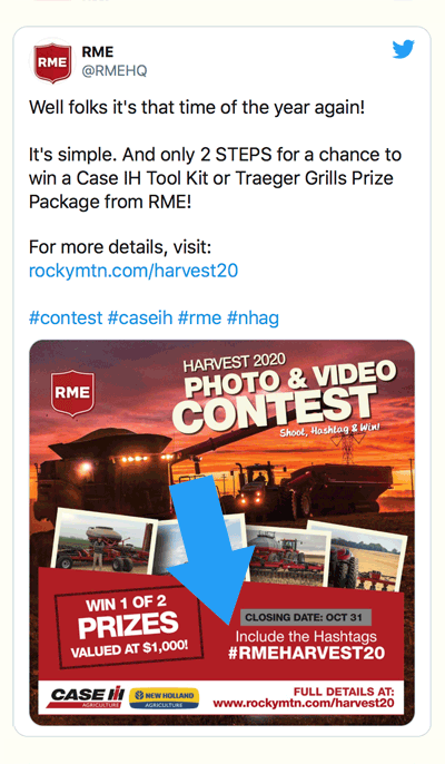 Twitter Hashtag Campaign Example