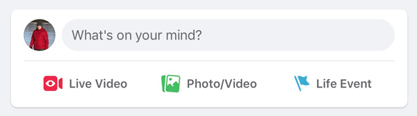 Facebook Status Update Box Example