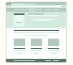 website wireframe